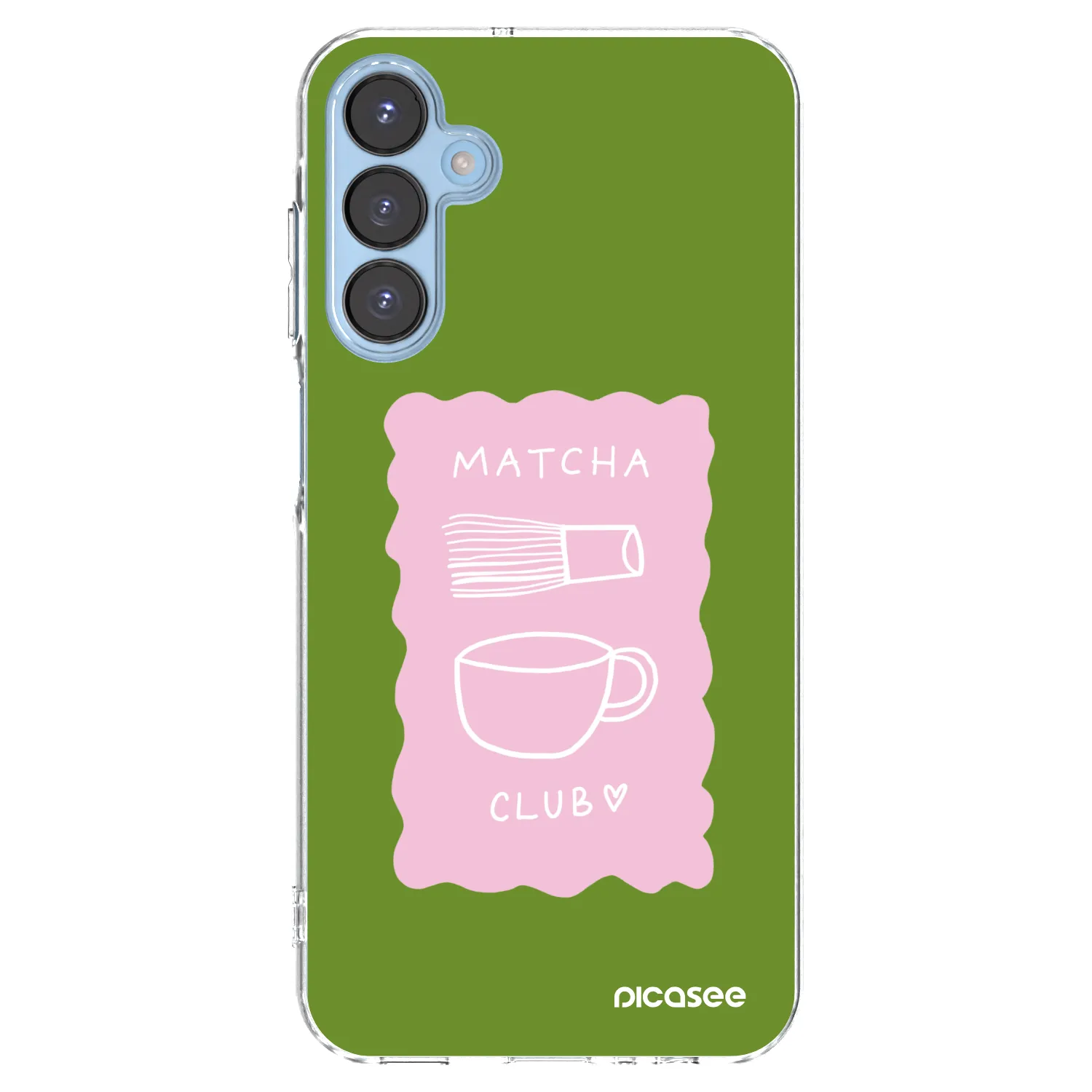 Picasee silikonový průhledný obal pro Samsung Galaxy A15 A156B 5G - Matcha club
