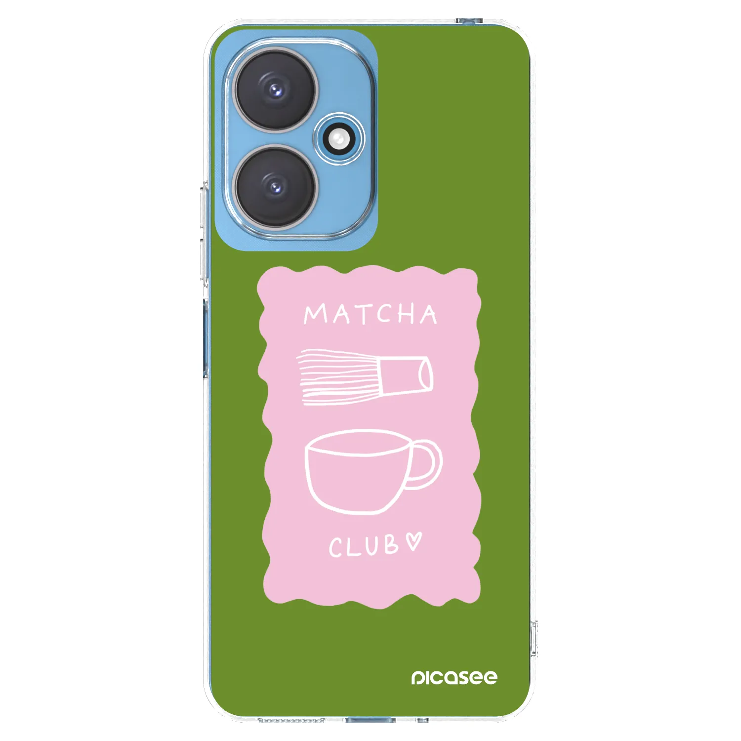 Picasee silikonový průhledný obal pro Xiaomi Redmi 13C 5G - Matcha club