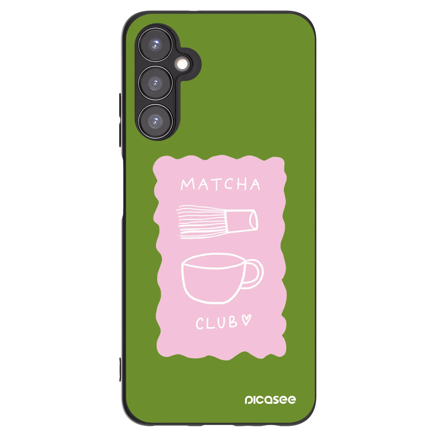 Picasee silikonový černý obal pro Samsung Galaxy A05s A057G - Matcha club