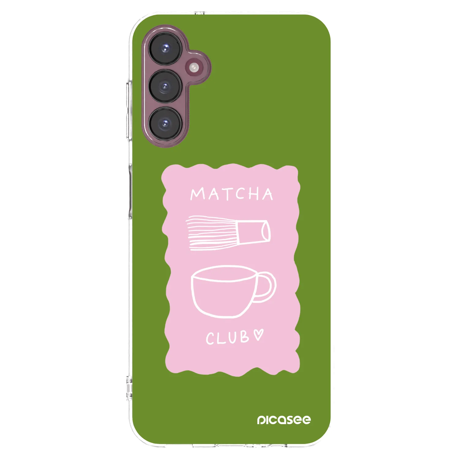 Picasee silikonový průhledný obal pro Samsung Galaxy A05s A057G - Matcha club