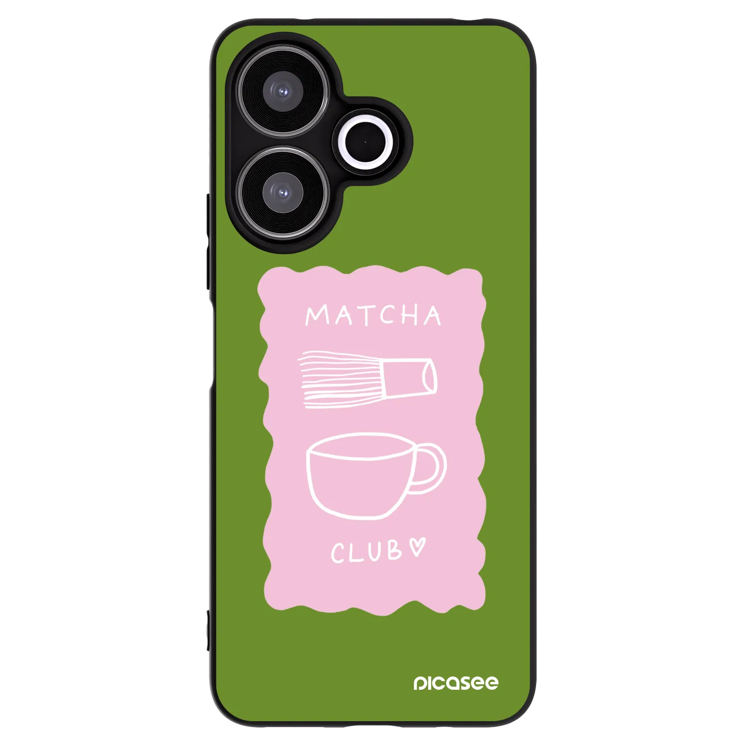 Picasee silikonový černý obal pro Xiaomi Redmi 13 4G - Matcha club