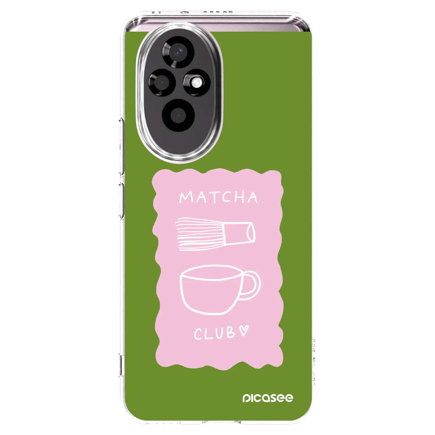 Picasee silikonový průhledný obal pro Honor 200 Pro 5G - Matcha club