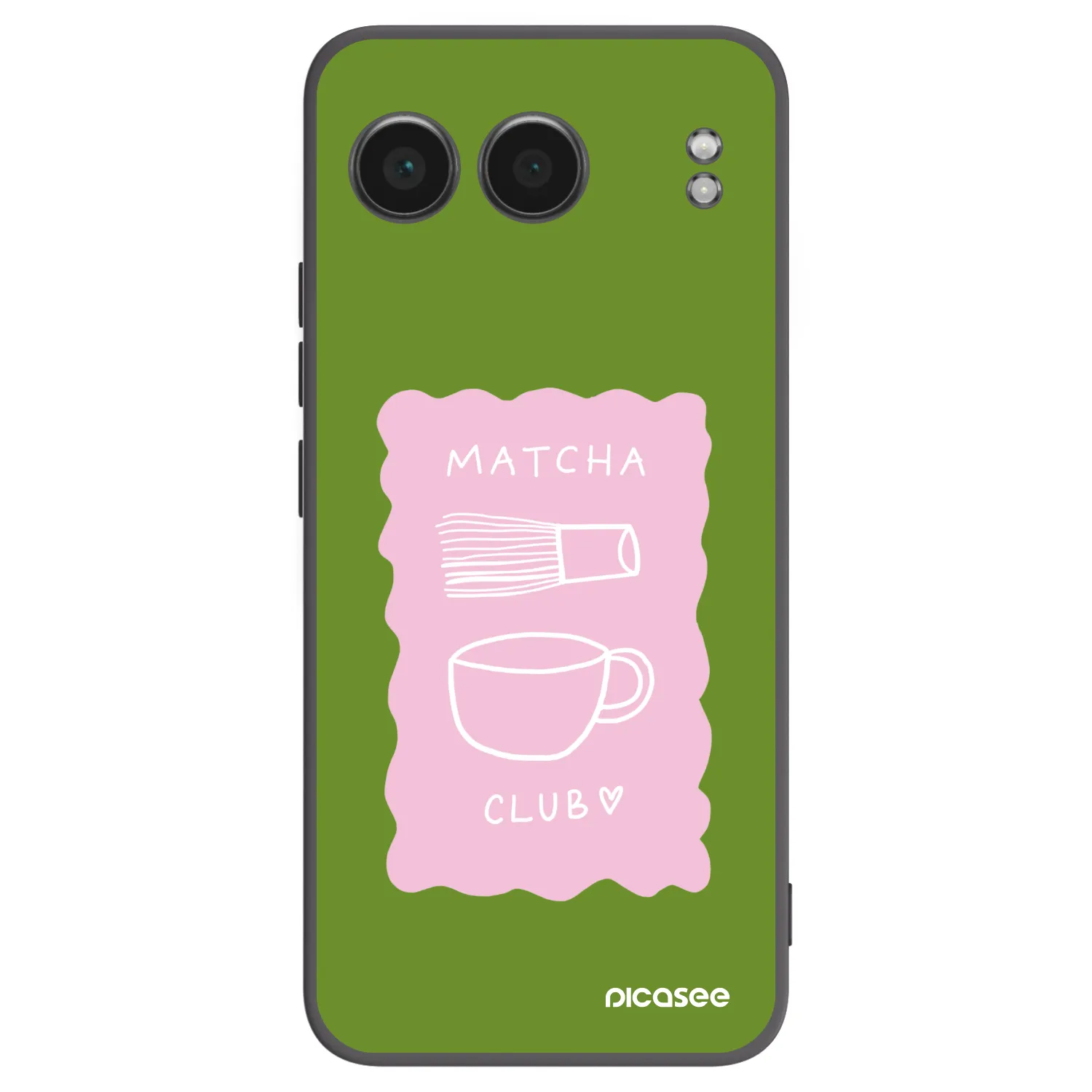 Picasee silikonový černý obal pro OnePlus Nord 4 - Matcha club