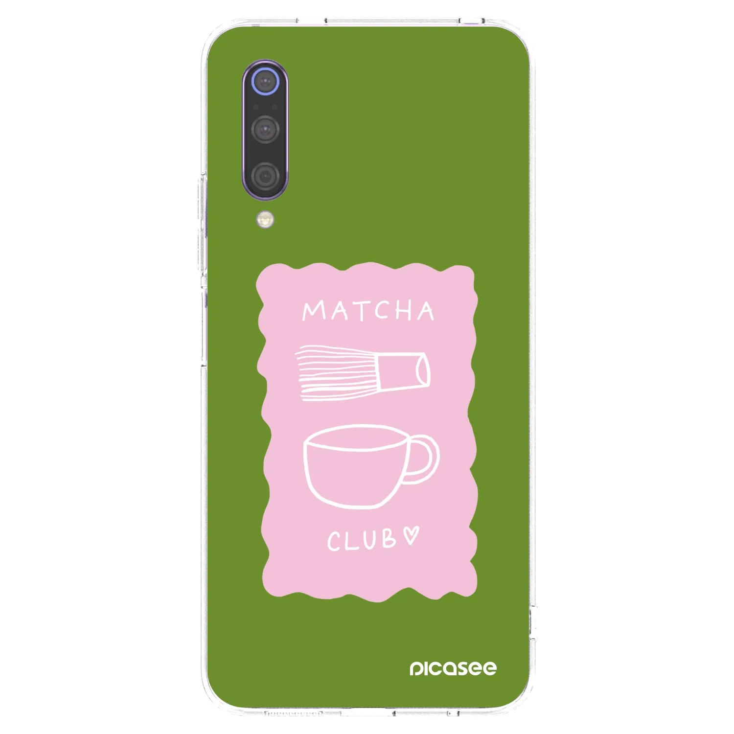 Picasee silikonový průhledný obal pro Xiaomi Mi 9 - Matcha club
