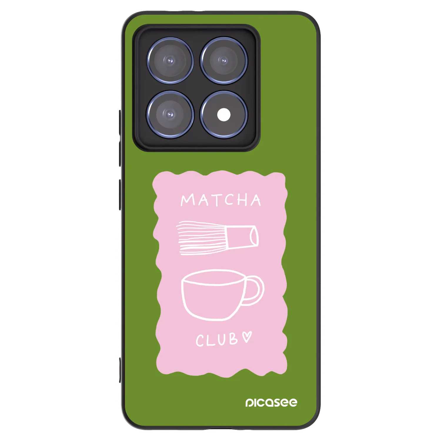 Picasee silikonový černý obal pro Xiaomi 14T Pro - Matcha club
