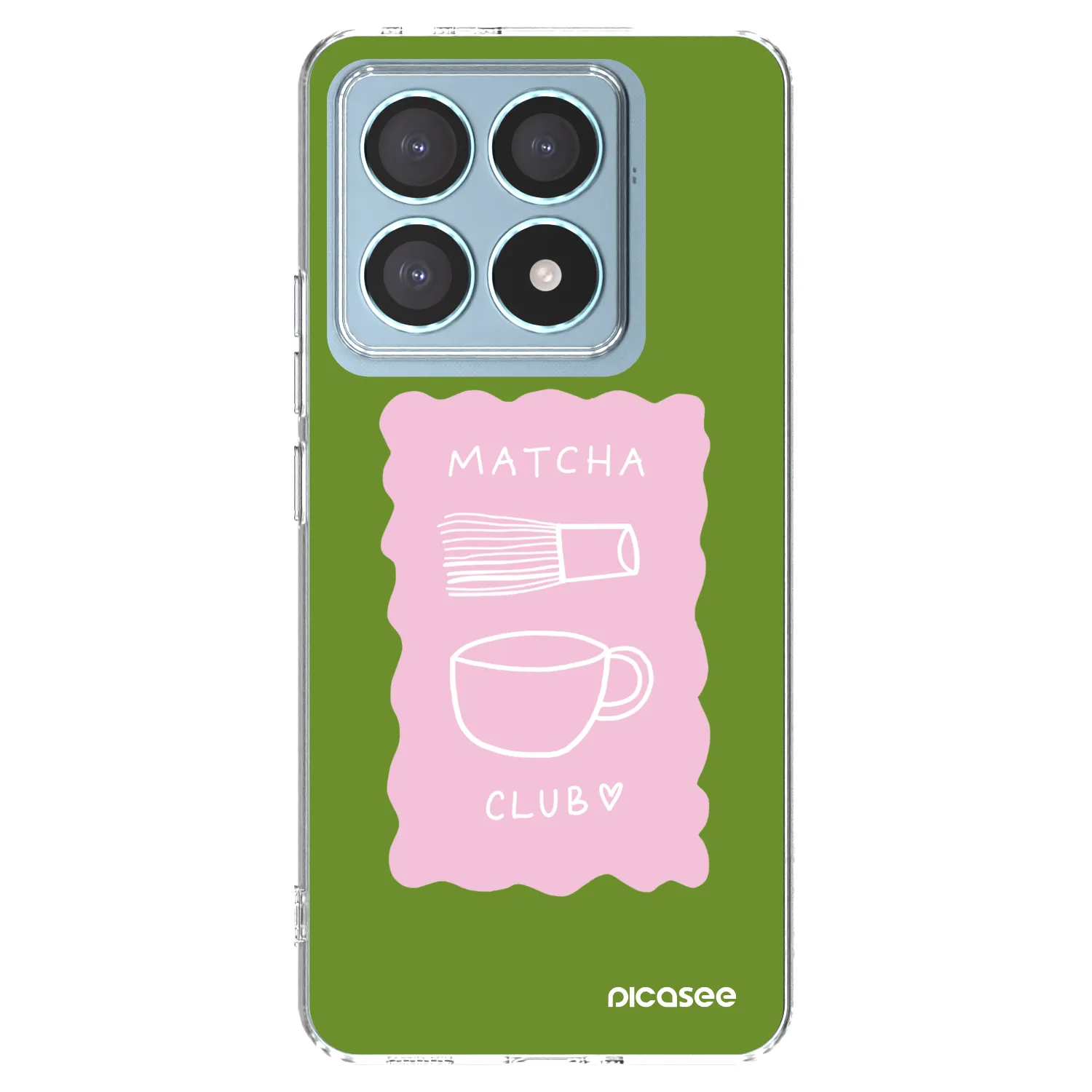 Picasee silikonový průhledný obal pro Xiaomi 14T Pro - Matcha club