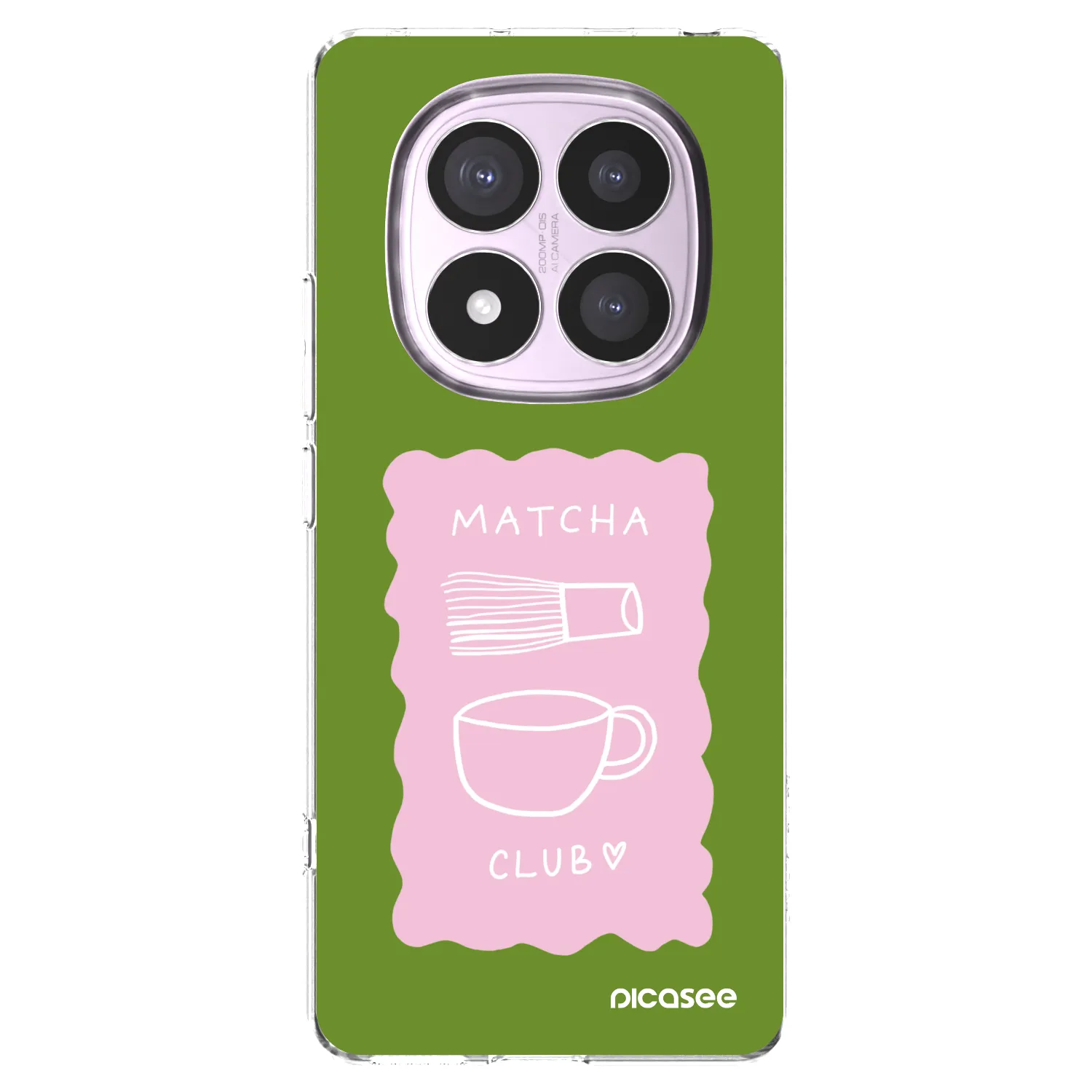 Picasee silikonový průhledný obal pro Xiaomi Redmi Note 14 Pro 5G - Matcha club