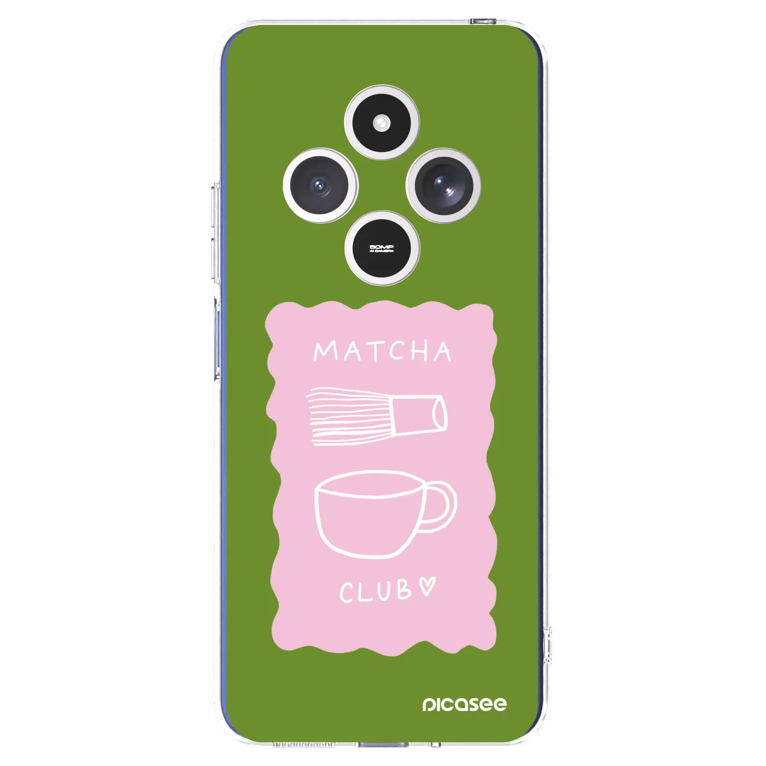 Picasee silikonový průhledný obal pro Xiaomi Redmi 14C - Matcha club