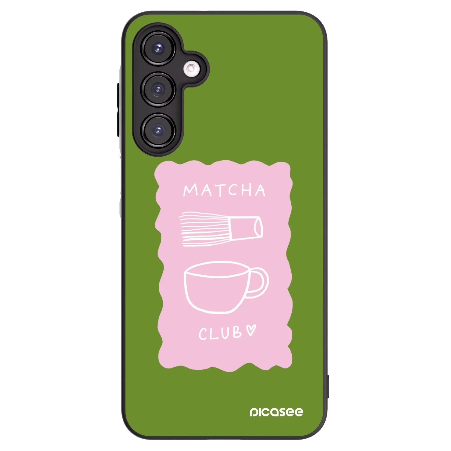 Picasee silikonový černý obal pro Samsung Galaxy A16 5G - Matcha club