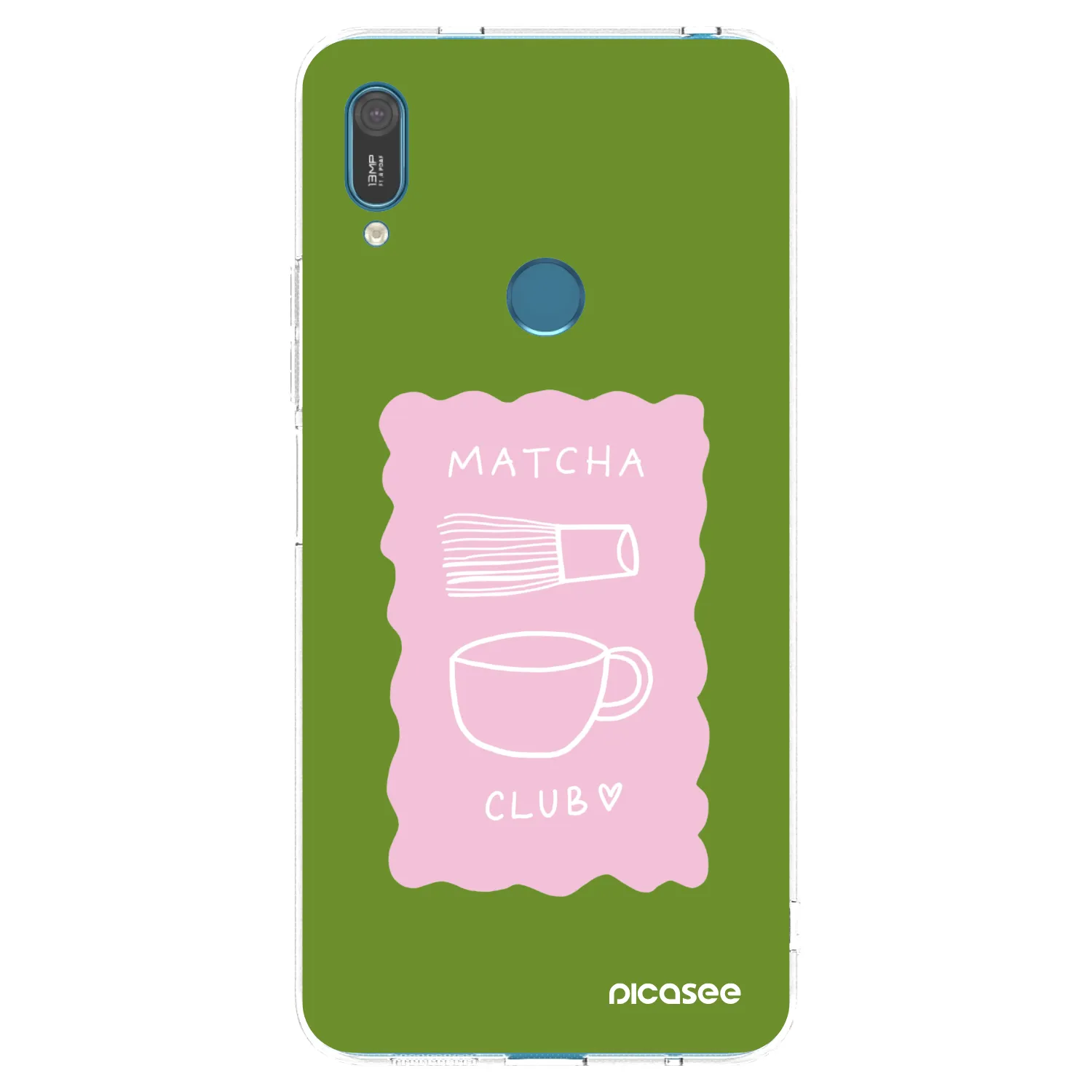 Picasee silikonový průhledný obal pro Huawei Y7 2019 - Matcha club