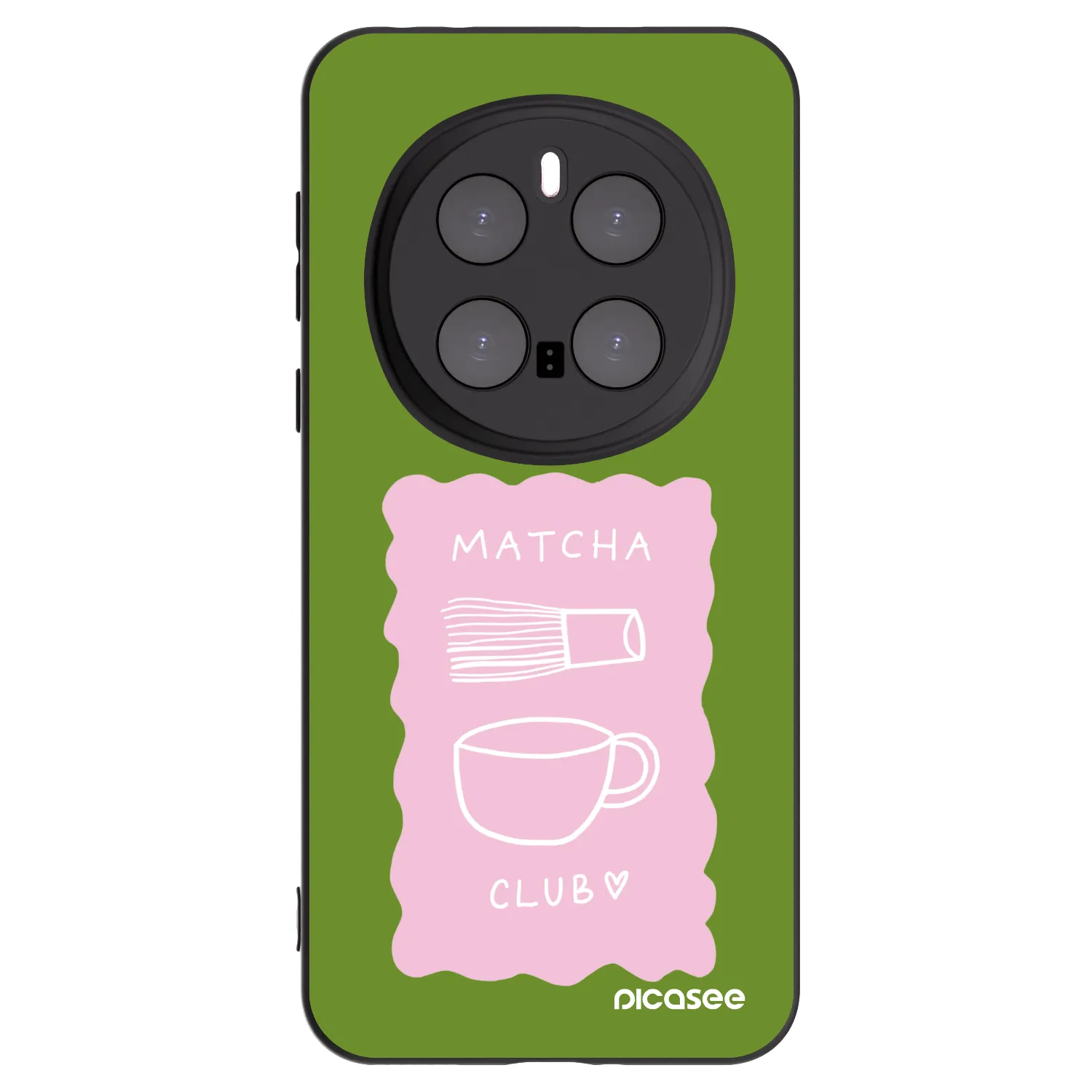 Picasee silikonový černý obal pro Honor Magic7 Pro 5G - Matcha club