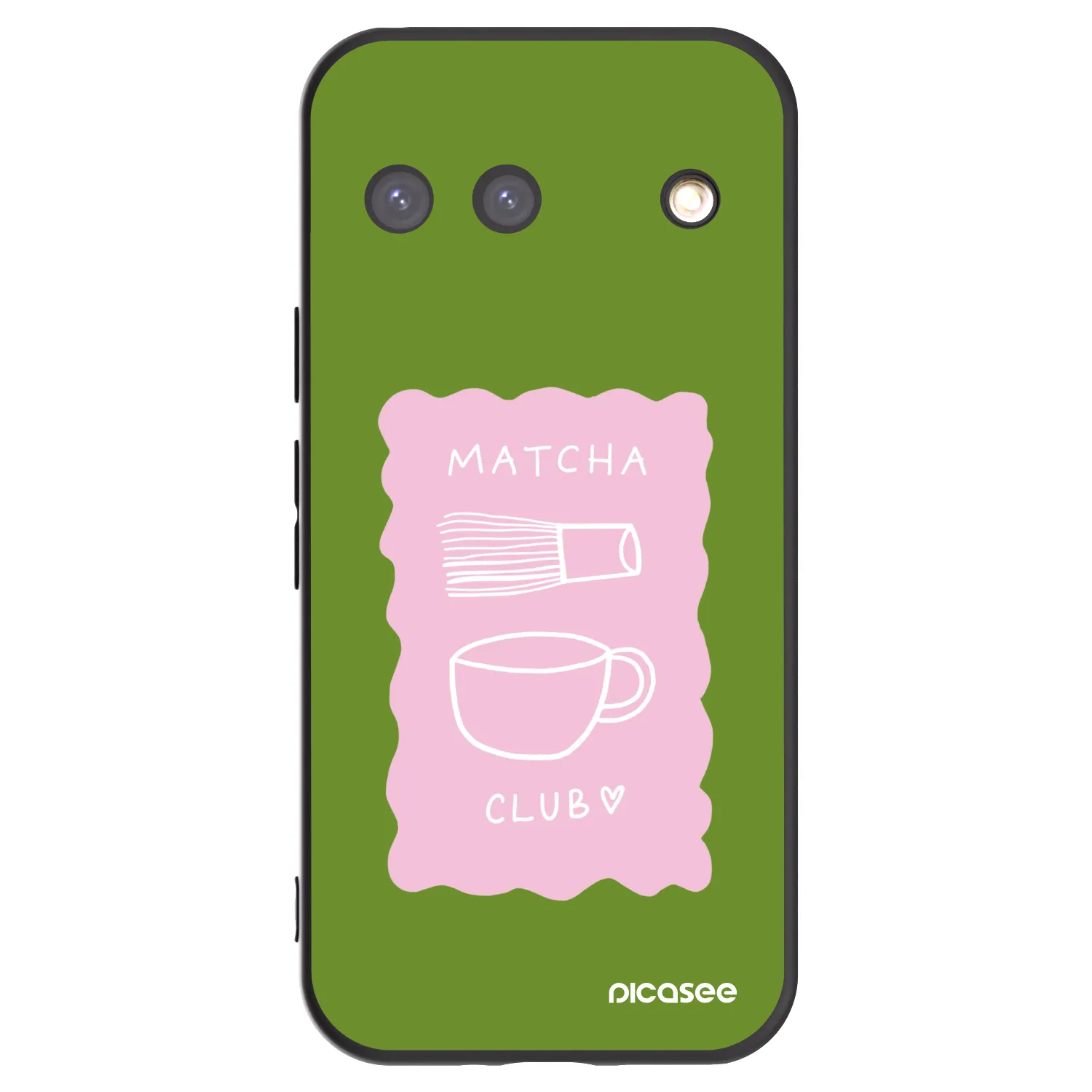 Picasee silikonový černý obal pro Google Pixel 9 - Matcha club