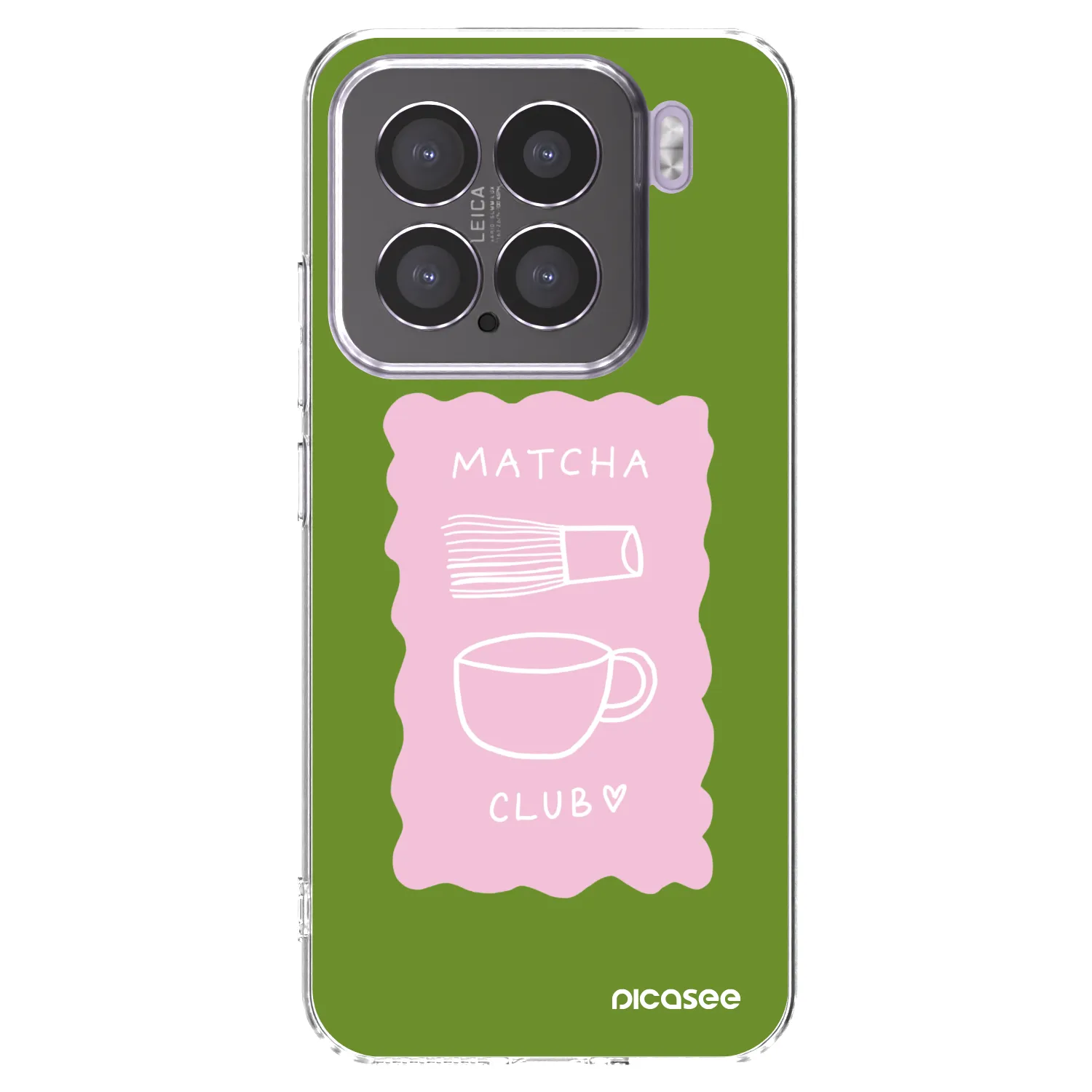 Picasee silikonový průhledný obal pro Xiaomi 15 - Matcha club