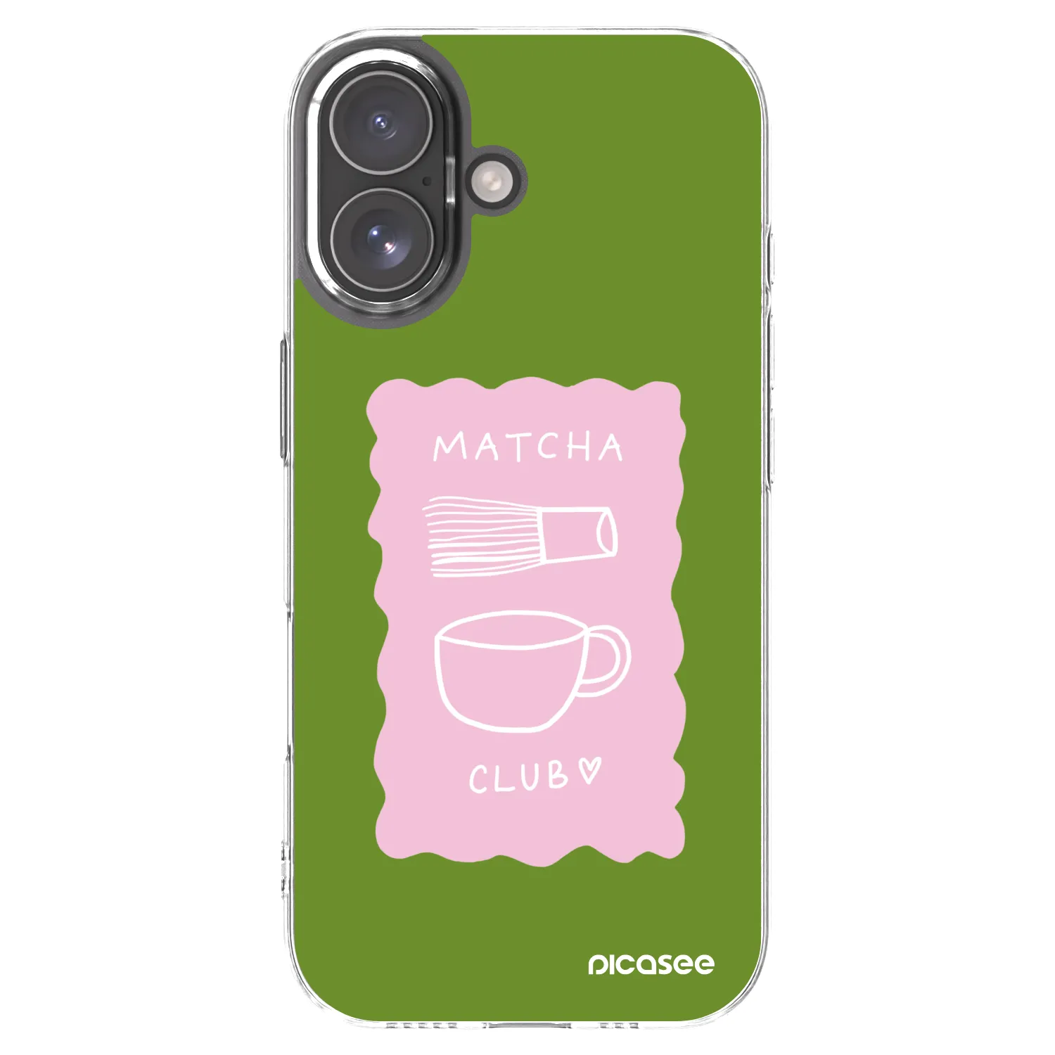 Picasee silikonový průhledný obal pro Apple iPhone 17 - Matcha club