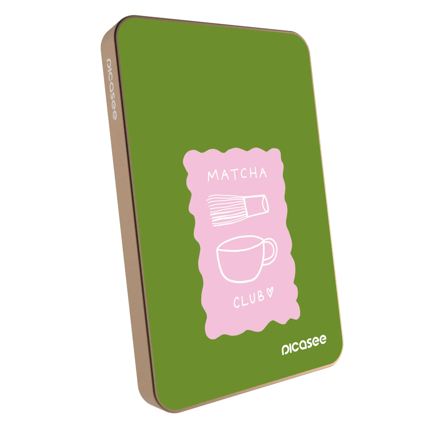 Picasee Powerbanka s MagSafe 5 000 mAh Zlatá - Matcha club
