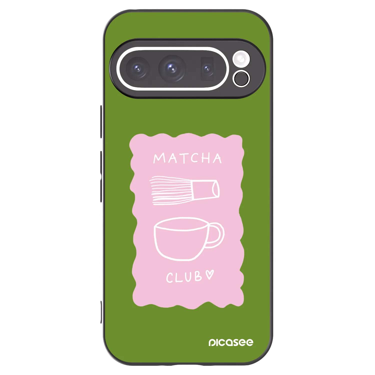 Picasee silikonový černý obal pro Google Pixel 9 Pro XL - Matcha club