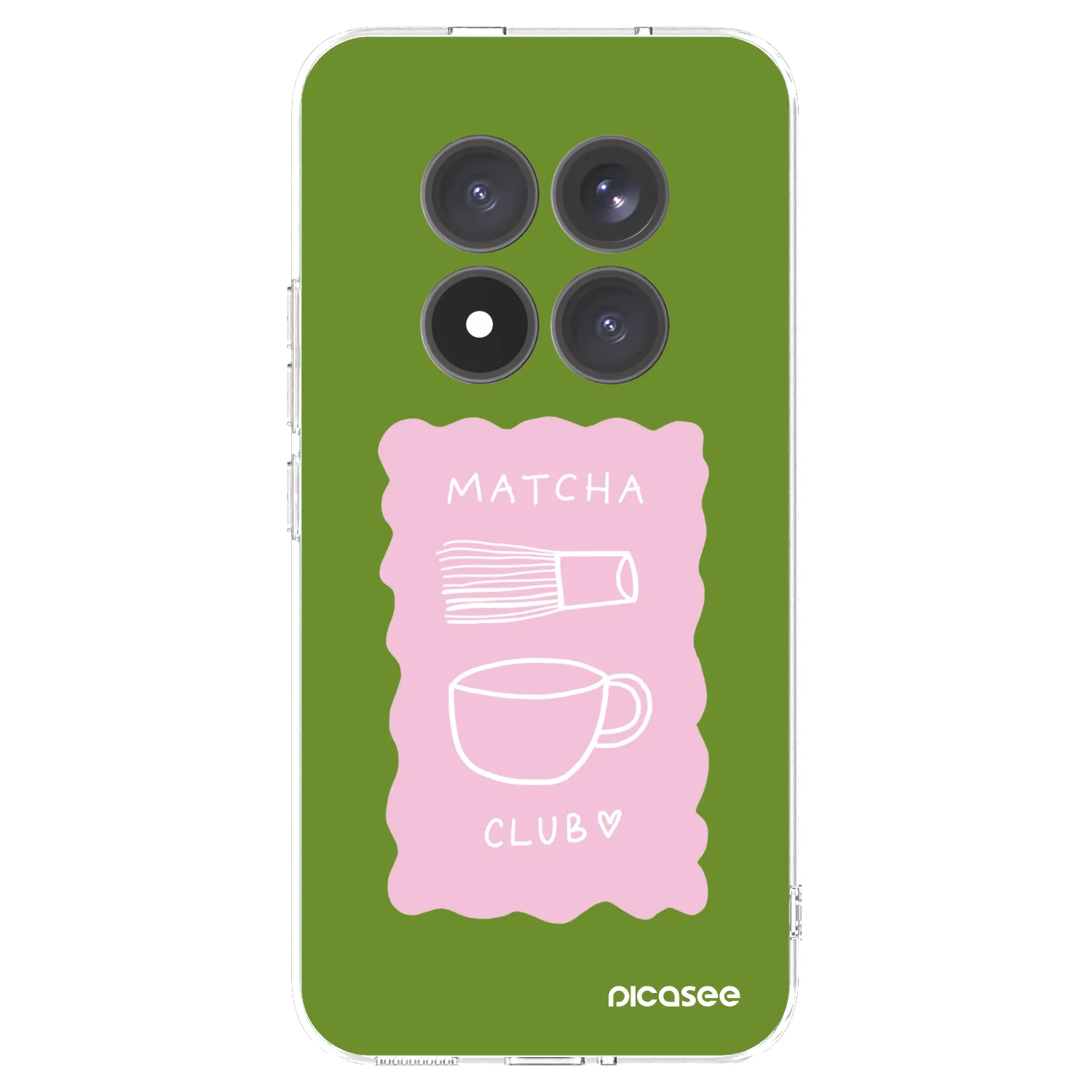 Picasee silikonový průhledný obal pro Xiaomi Redmi Note 15 Pro+ - Matcha club