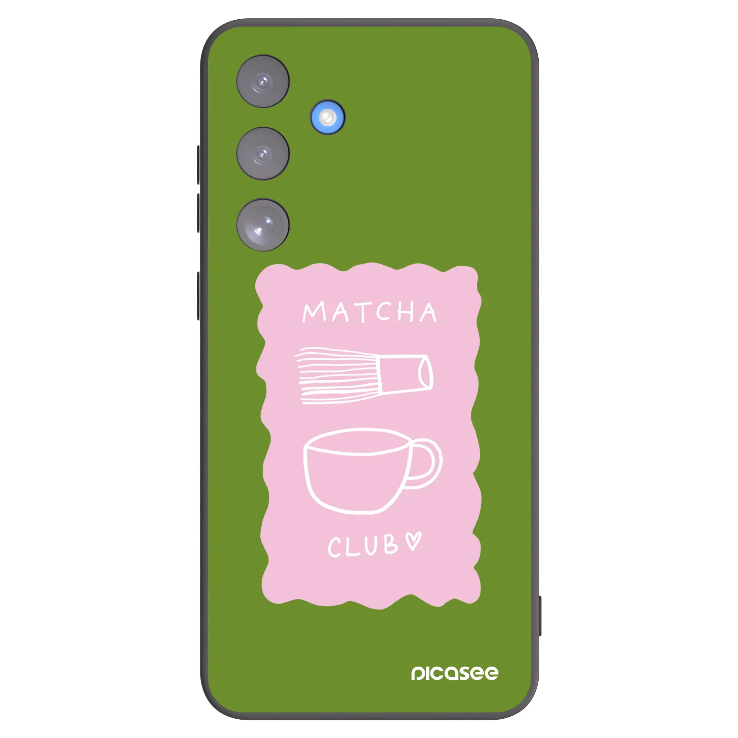 Picasee silikonový černý obal pro Samsung Galaxy S25 FE 5G - Matcha club
