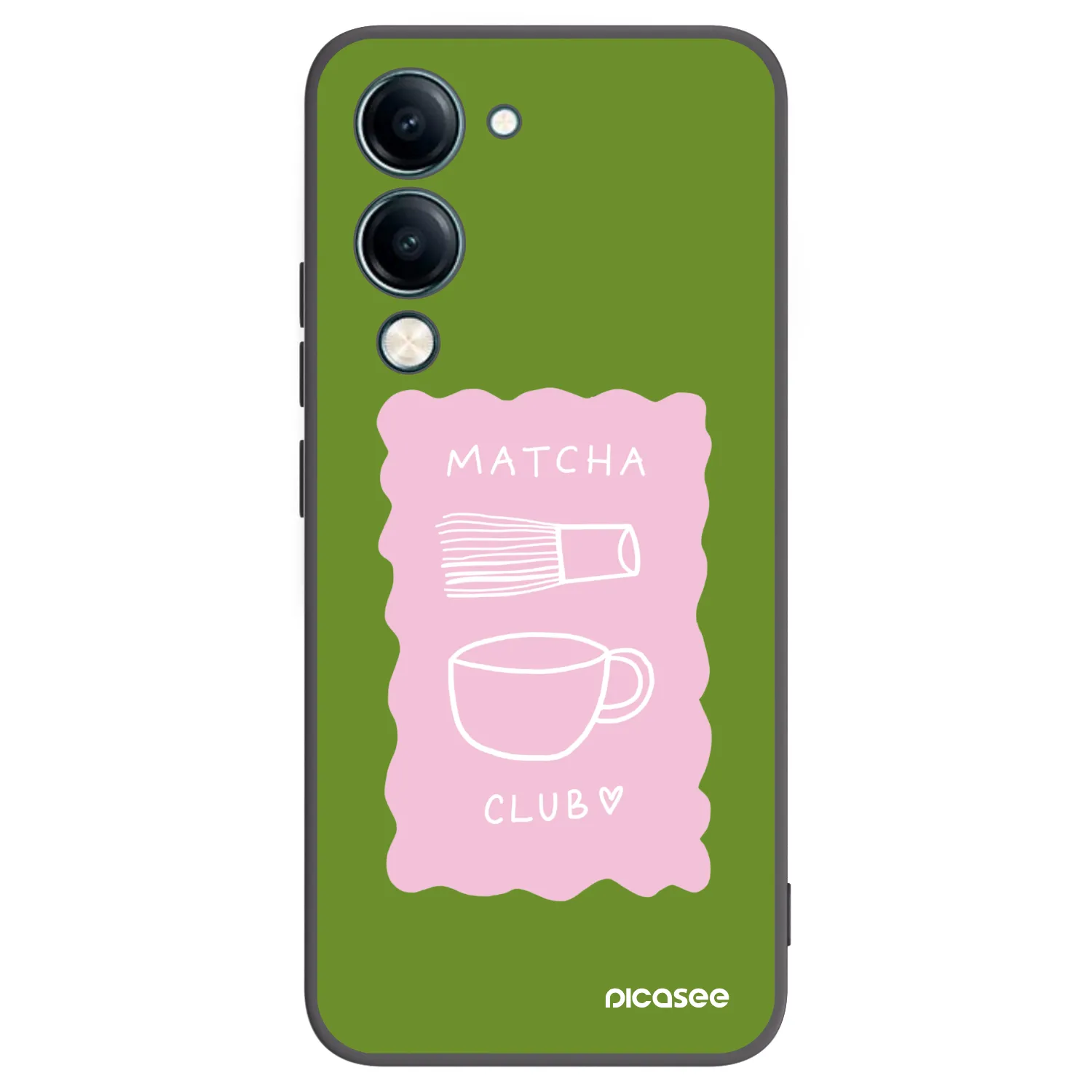 Picasee silikonový černý obal pro Vivo Y29s 5G - Matcha club