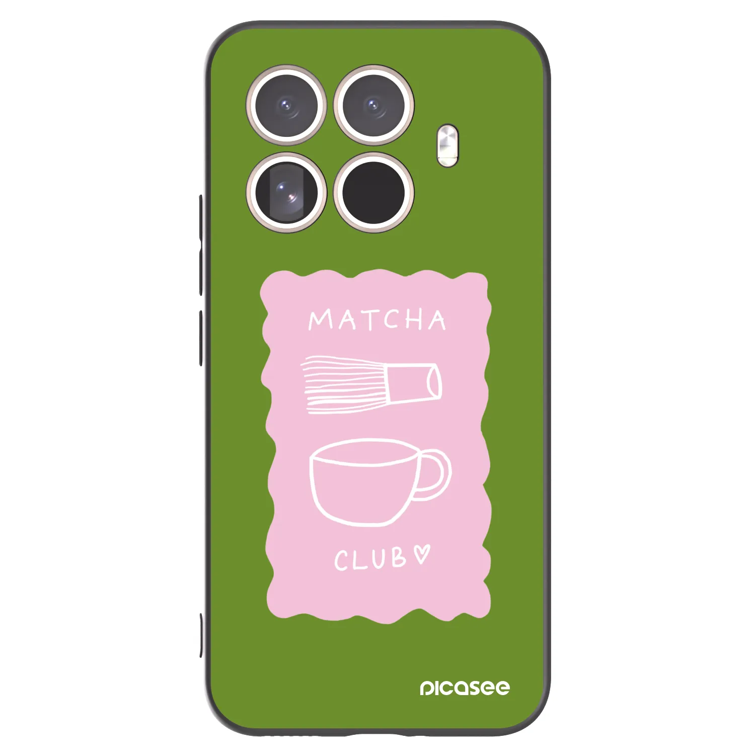 Picasee silikonový černý obal pro Xiaomi 15T Pro - Matcha club