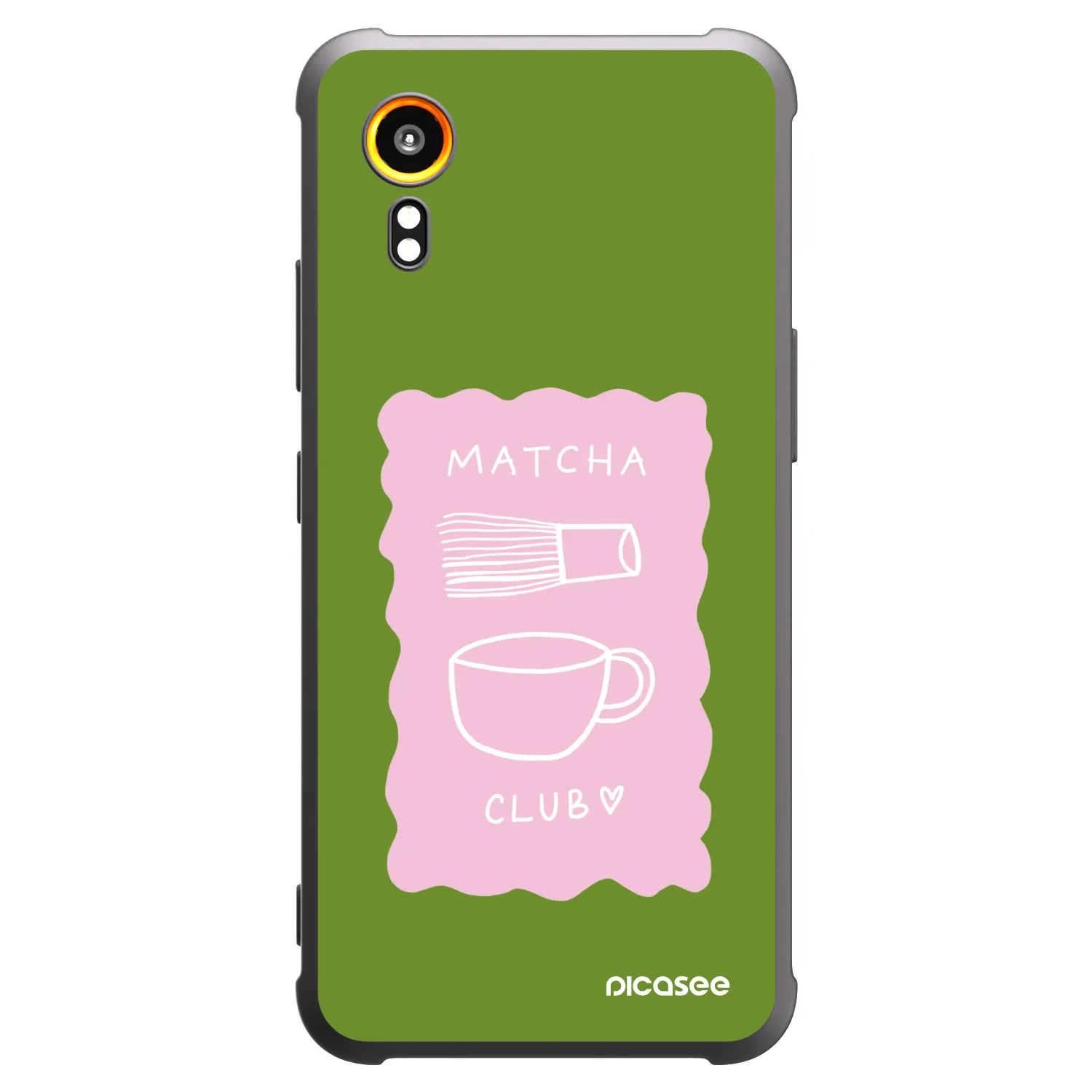 Picasee silikonový černý obal pro Samsung Galaxy Xcover 7 - Matcha club