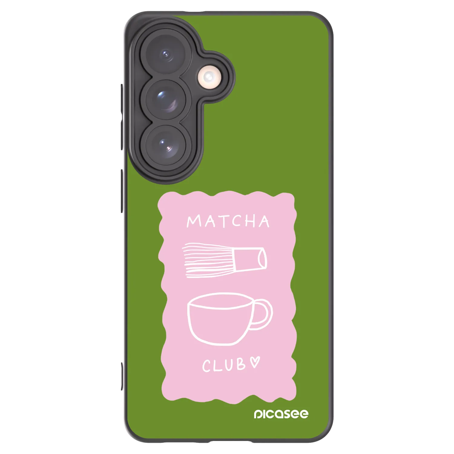 Picasee silikonový černý obal pro Samsung Galaxy S26 - Matcha club