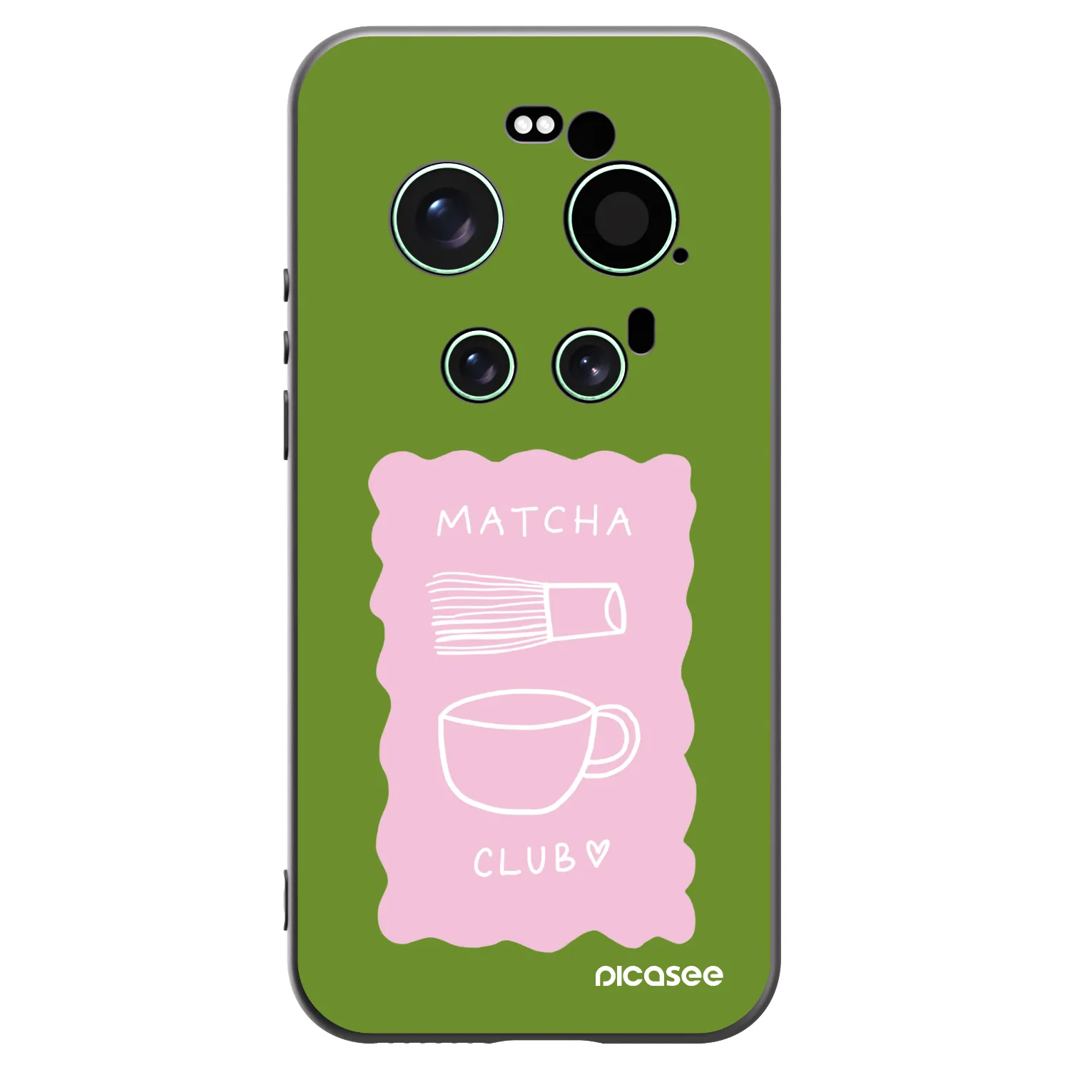 Picasee silikonový černý obal pro Xiaomi 17 Ultra - Matcha club