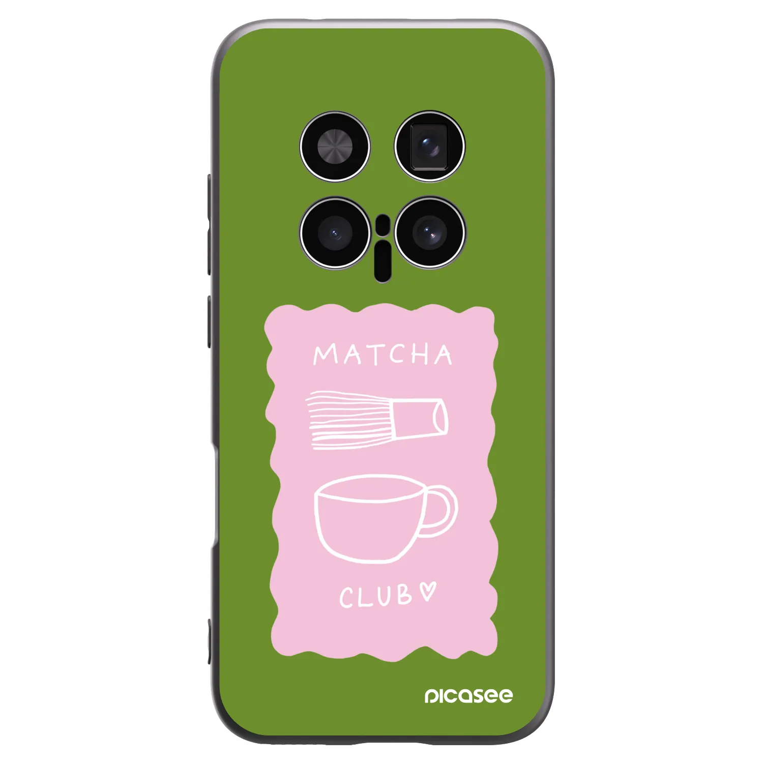 Picasee silikonový černý obal pro Honor Magic8 Pro 5G - Matcha club