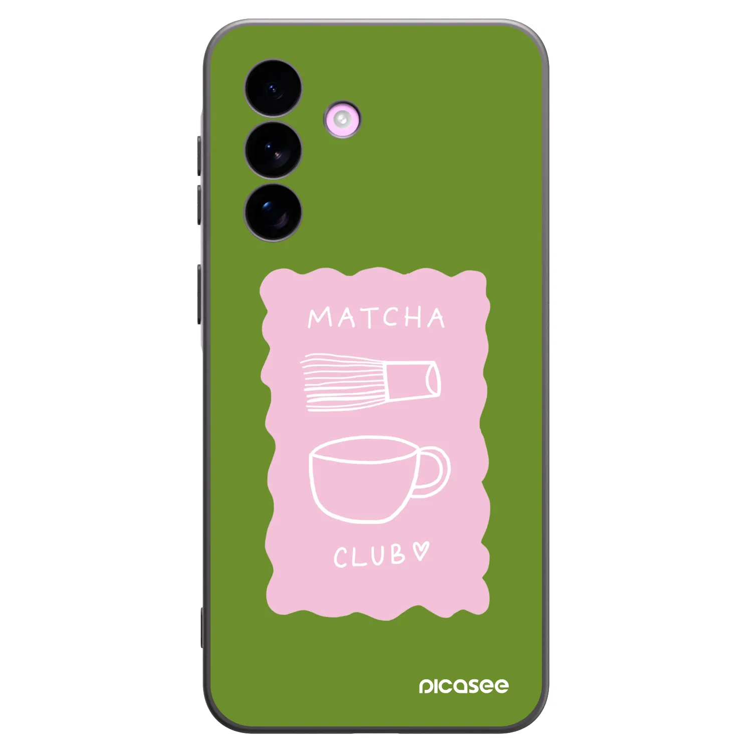 Picasee silikonový černý obal pro Samsung Galaxy A57 5G - Matcha club