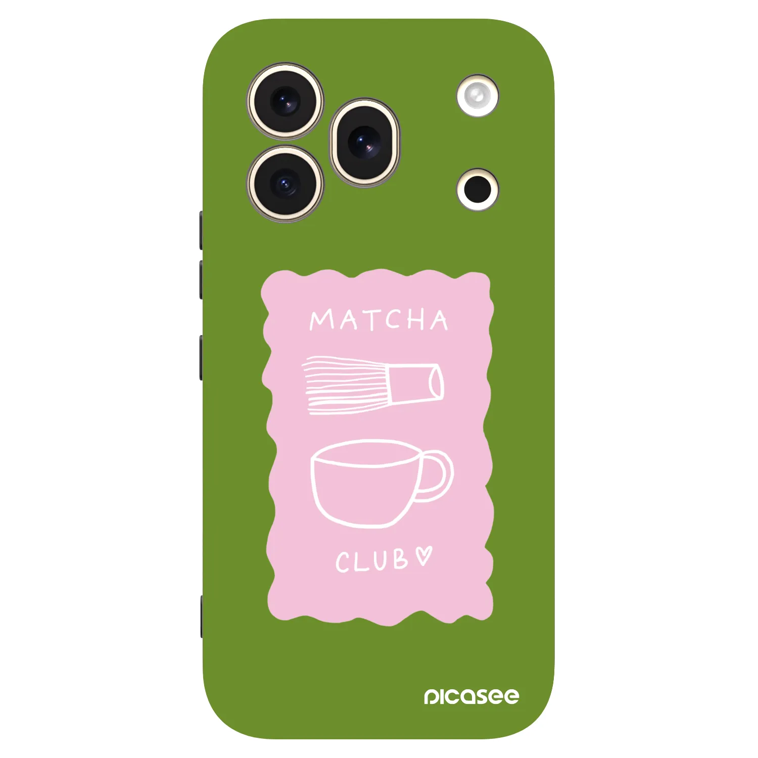 Picasee silikonový černý obal pro Honor 600 Pro - Matcha club