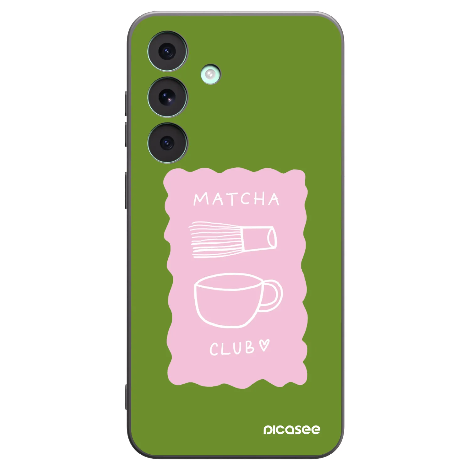 Picasee silikonový černý obal pro Samsung Galaxy S26 FE - Matcha club