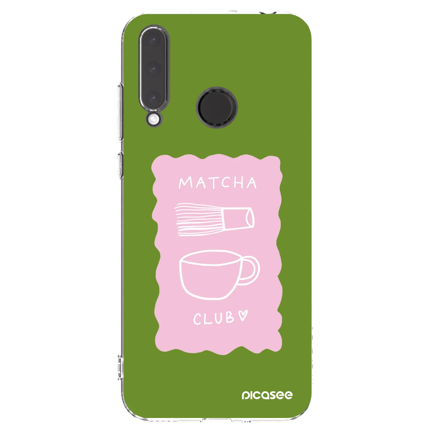 Picasee silikonový průhledný obal pro Honor 20 Lite - Matcha club