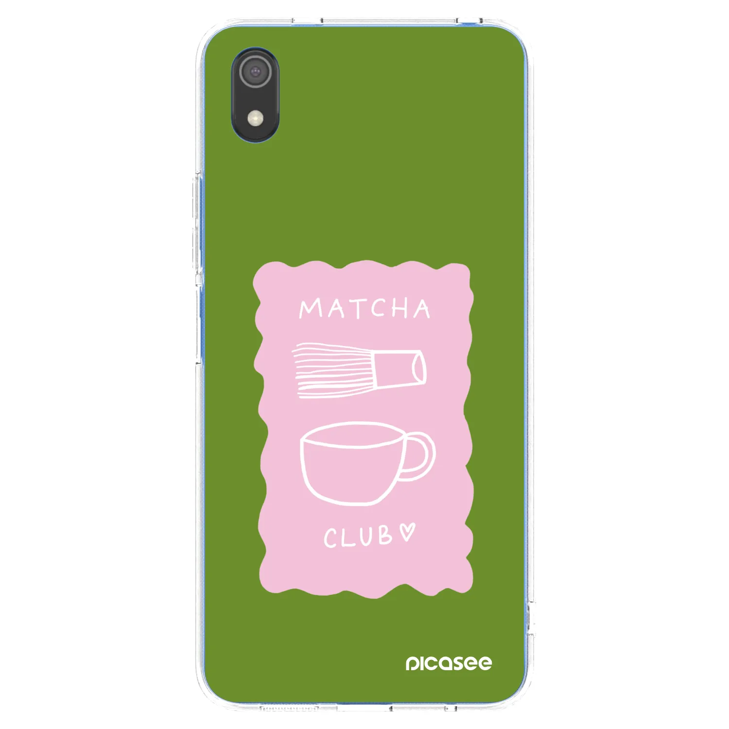 Picasee silikonový průhledný obal pro Xiaomi Redmi 7A - Matcha club