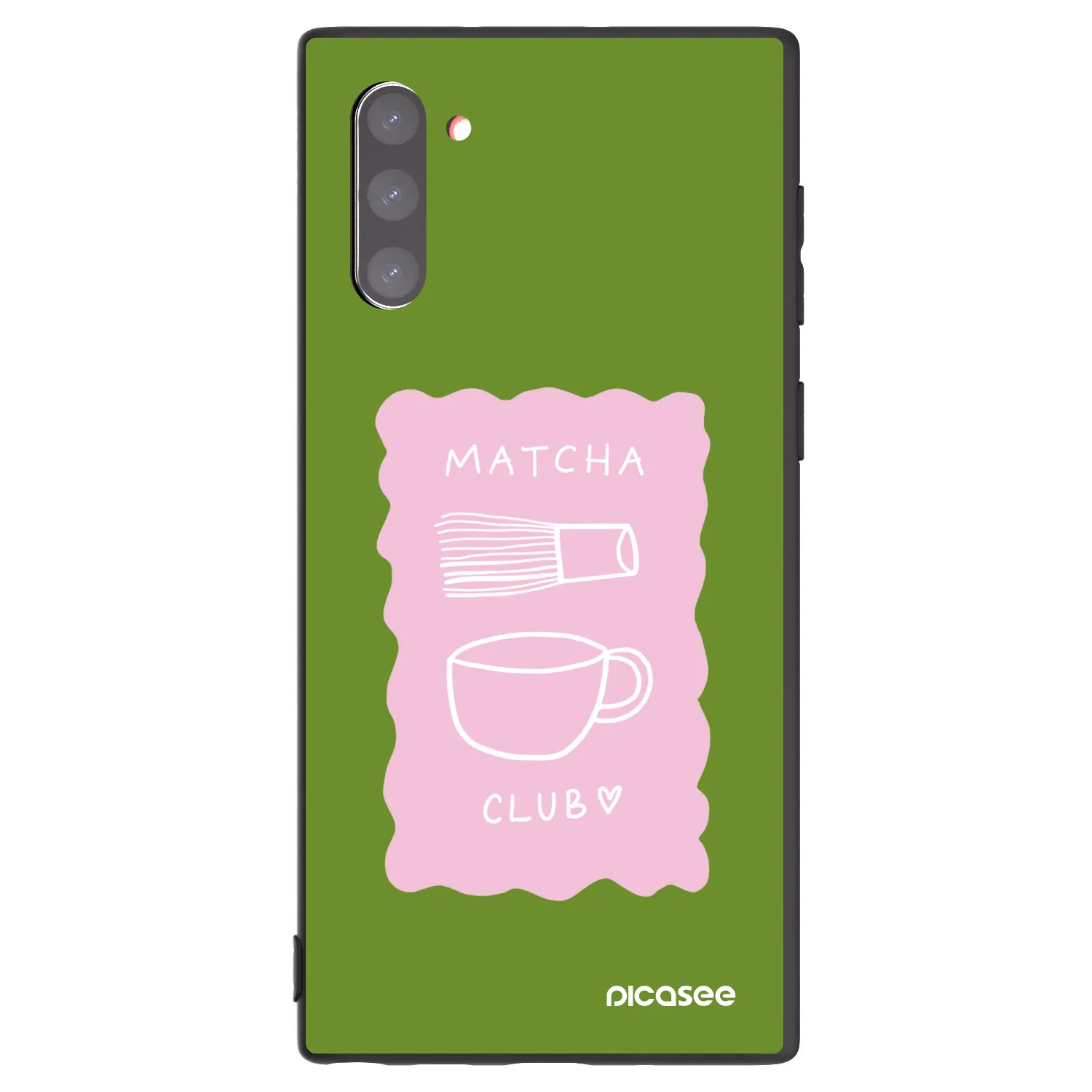 Picasee silikonový černý obal pro Samsung Galaxy Note 10 N970F - Matcha club