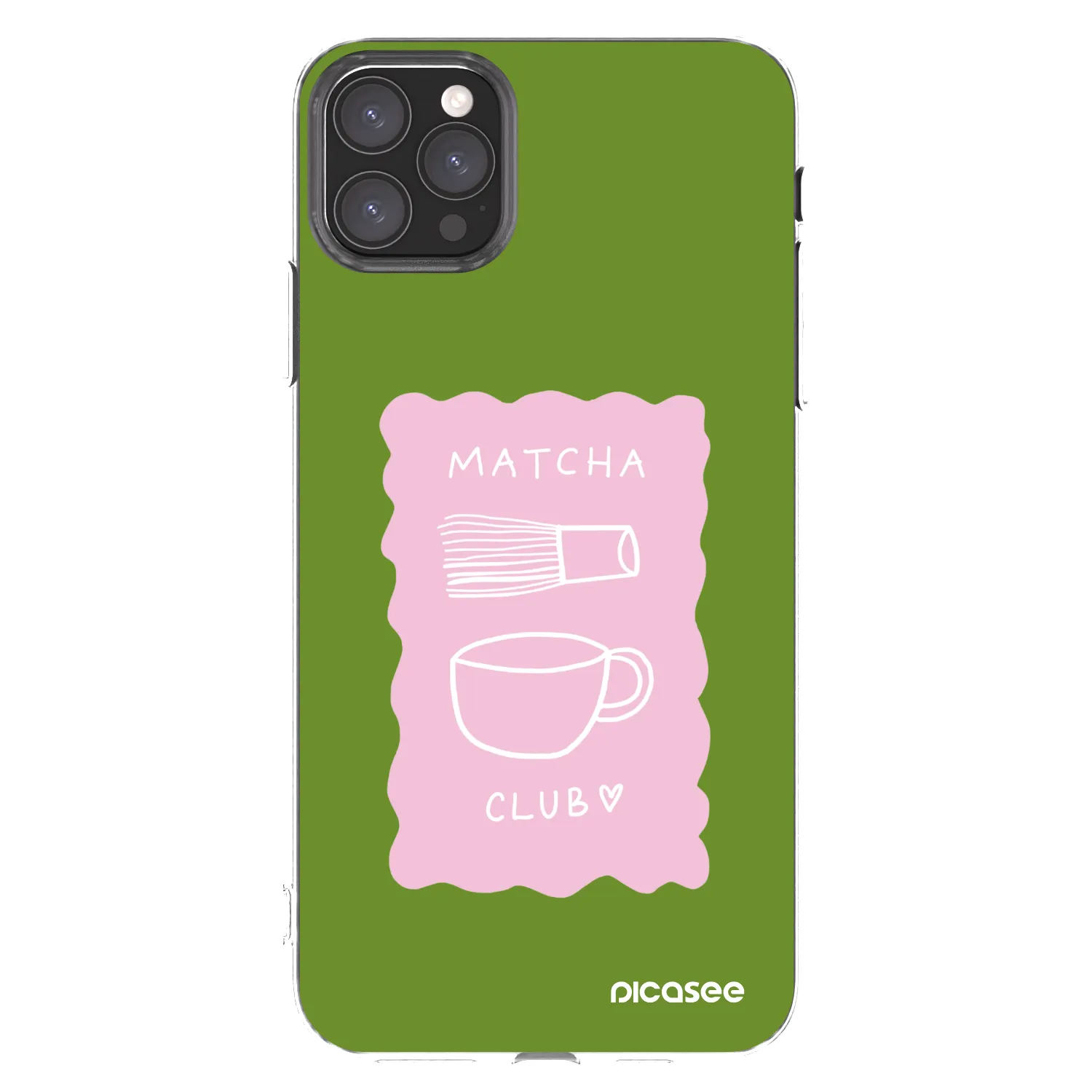 Picasee silikonový průhledný obal pro Apple iPhone 11 Pro Max - Matcha club