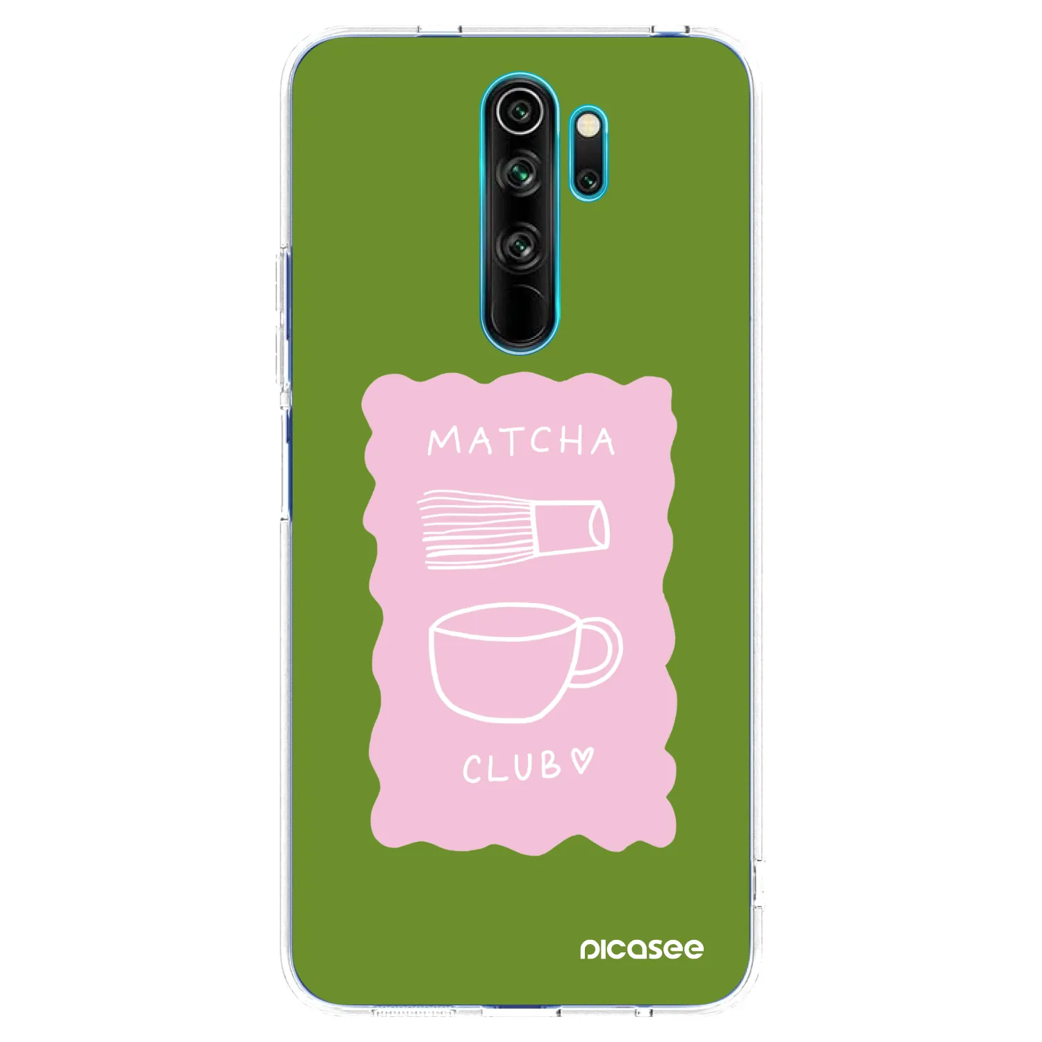 Picasee silikonový průhledný obal pro Xiaomi Redmi Note 8 Pro - Matcha club