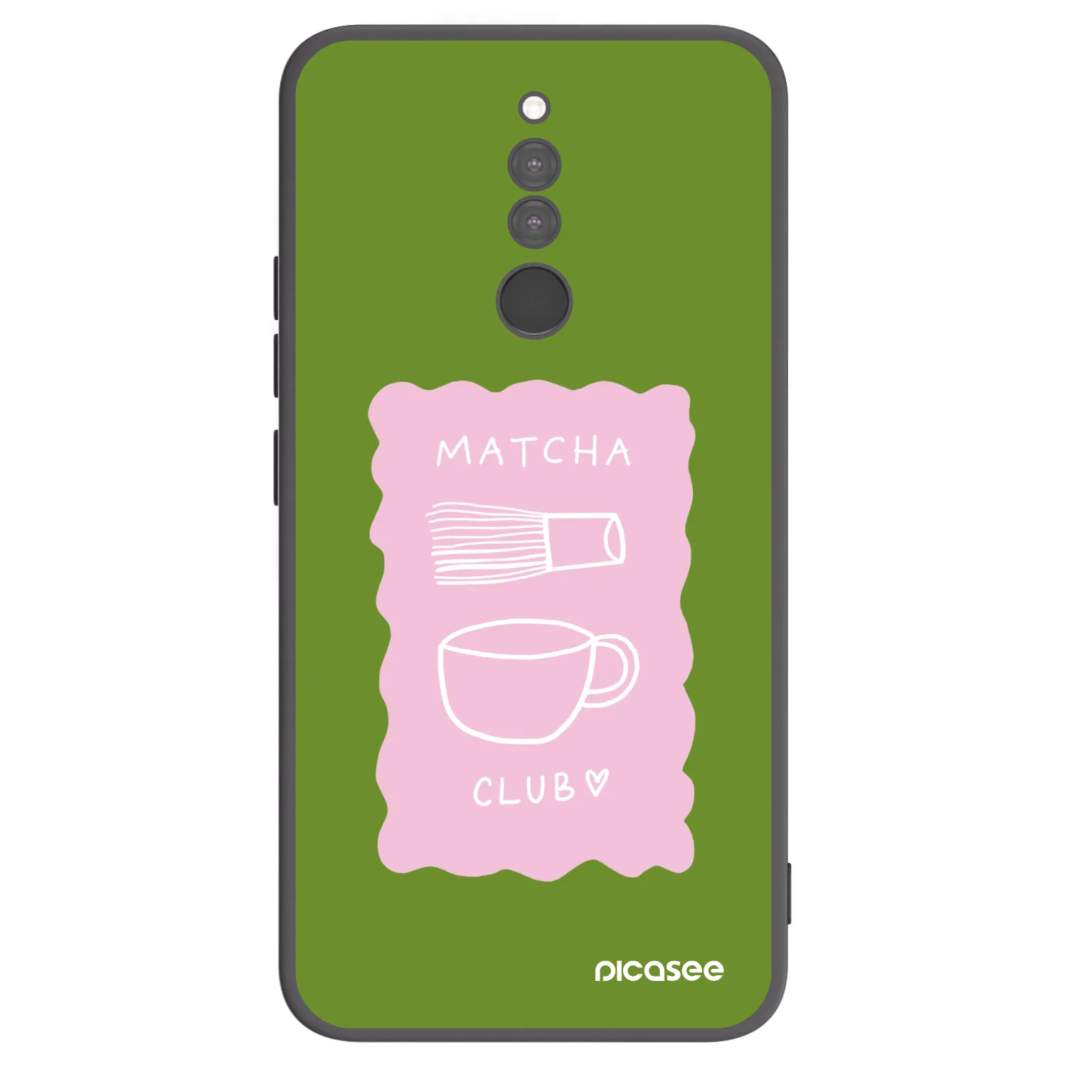 Picasee silikonový černý obal pro Xiaomi Redmi 8 - Matcha club