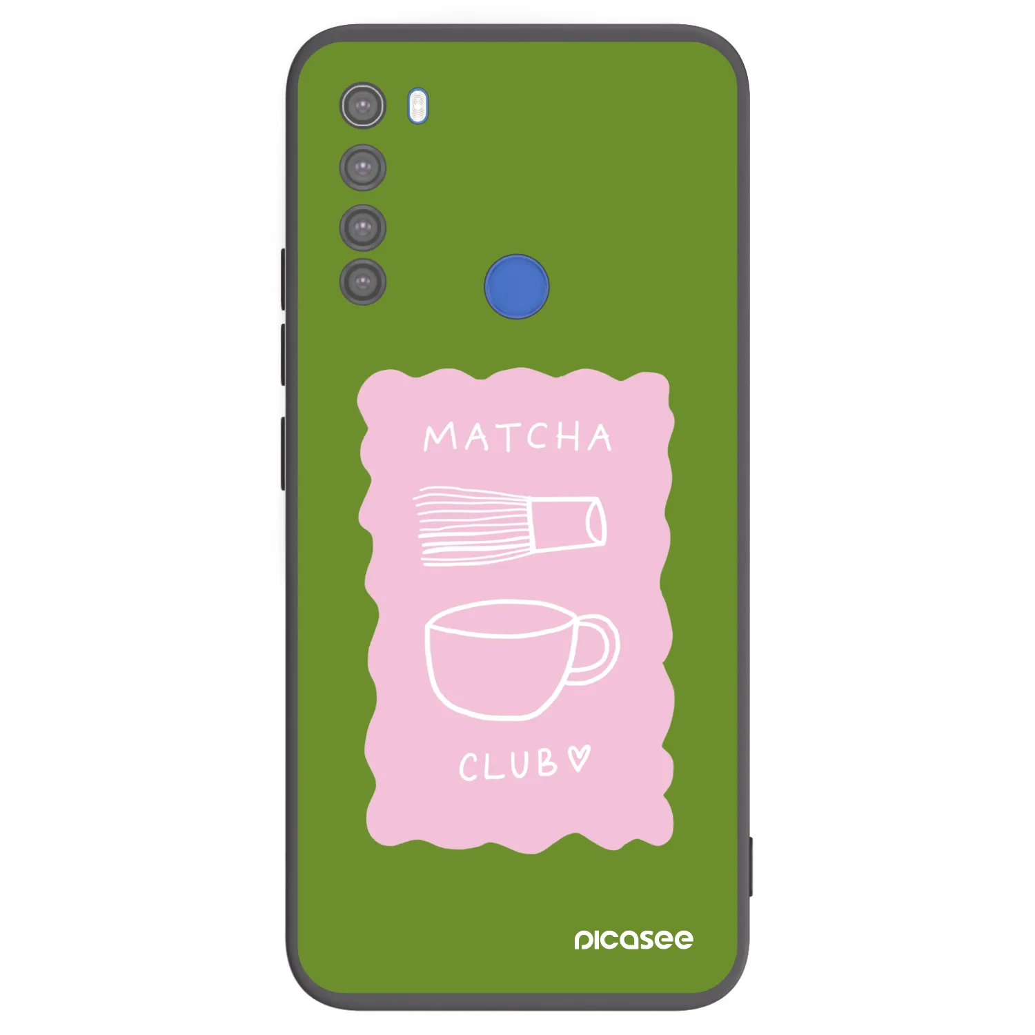 Picasee silikonový černý obal pro Xiaomi Redmi Note 8T - Matcha club
