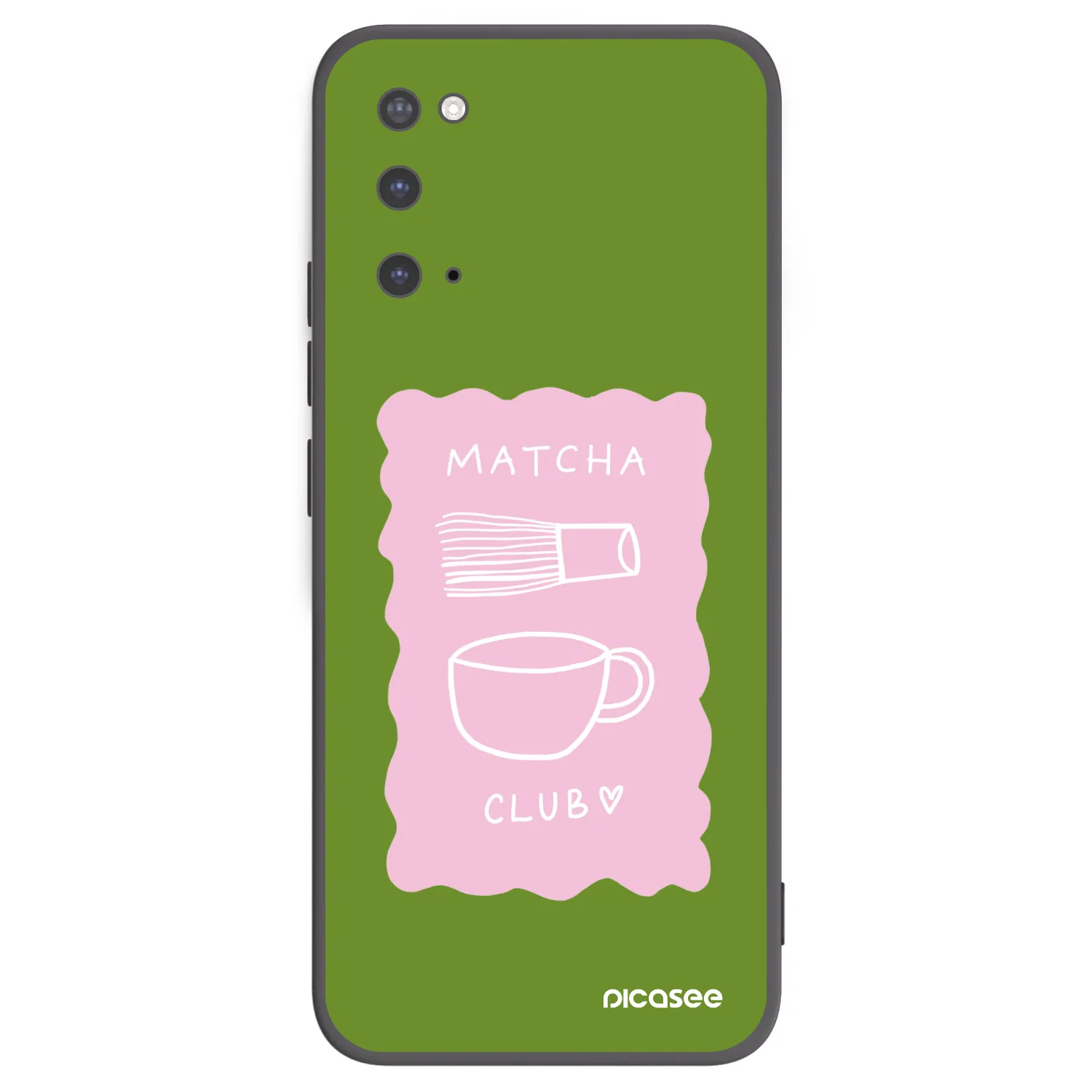 Picasee silikonový černý obal pro Samsung Galaxy S20 G980F - Matcha club