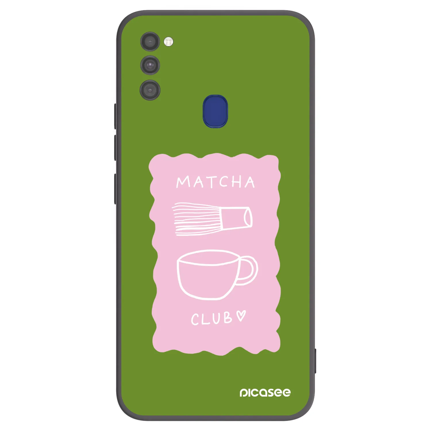 Picasee silikonový černý obal pro Samsung Galaxy M21 M215F - Matcha club
