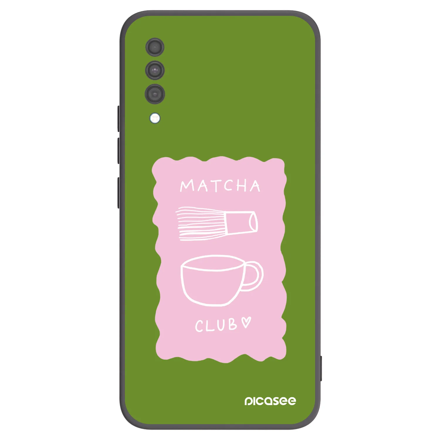 Picasee silikonový černý obal pro Samsung Galaxy A30s A307F - Matcha club