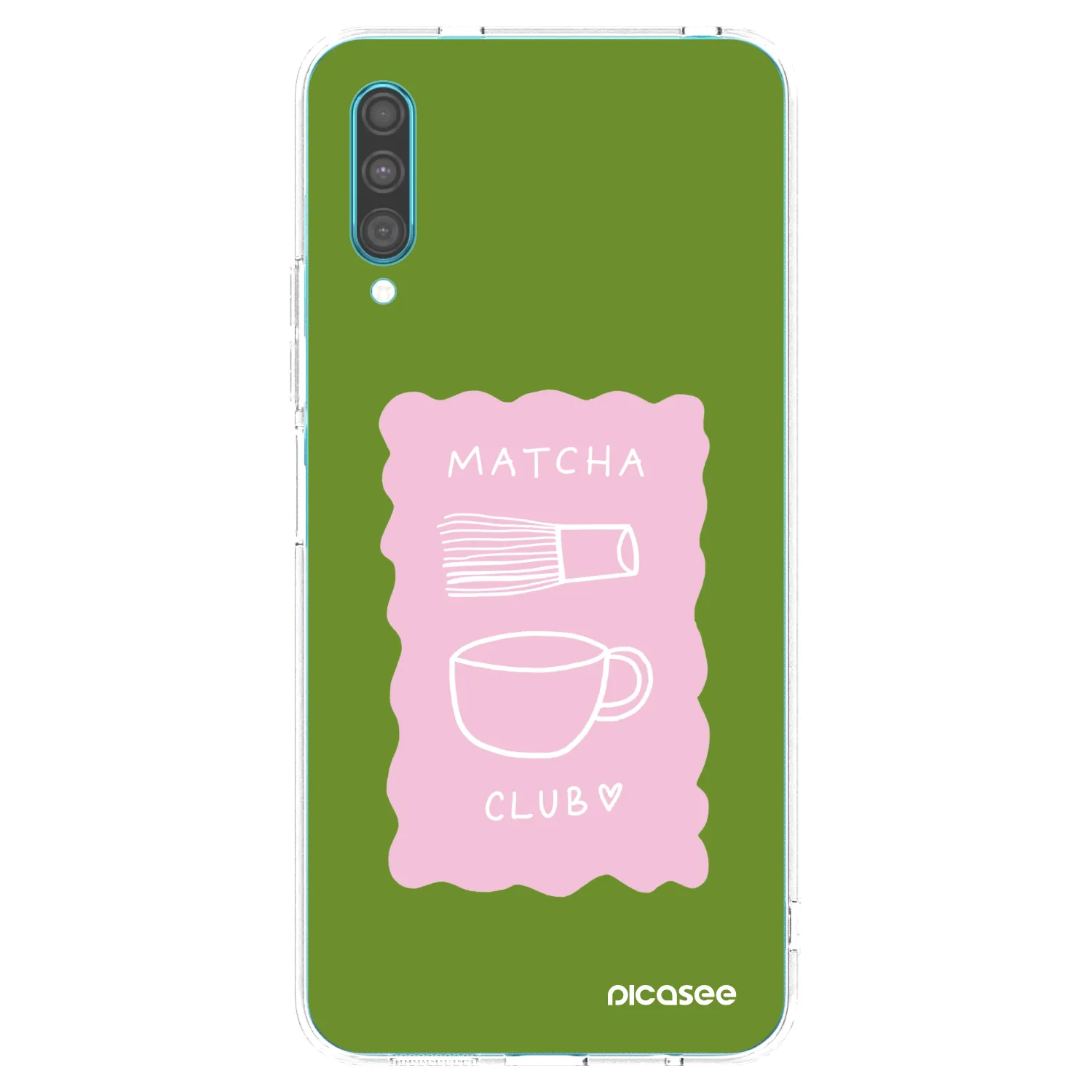 Picasee silikonový průhledný obal pro Samsung Galaxy A30s A307F - Matcha club