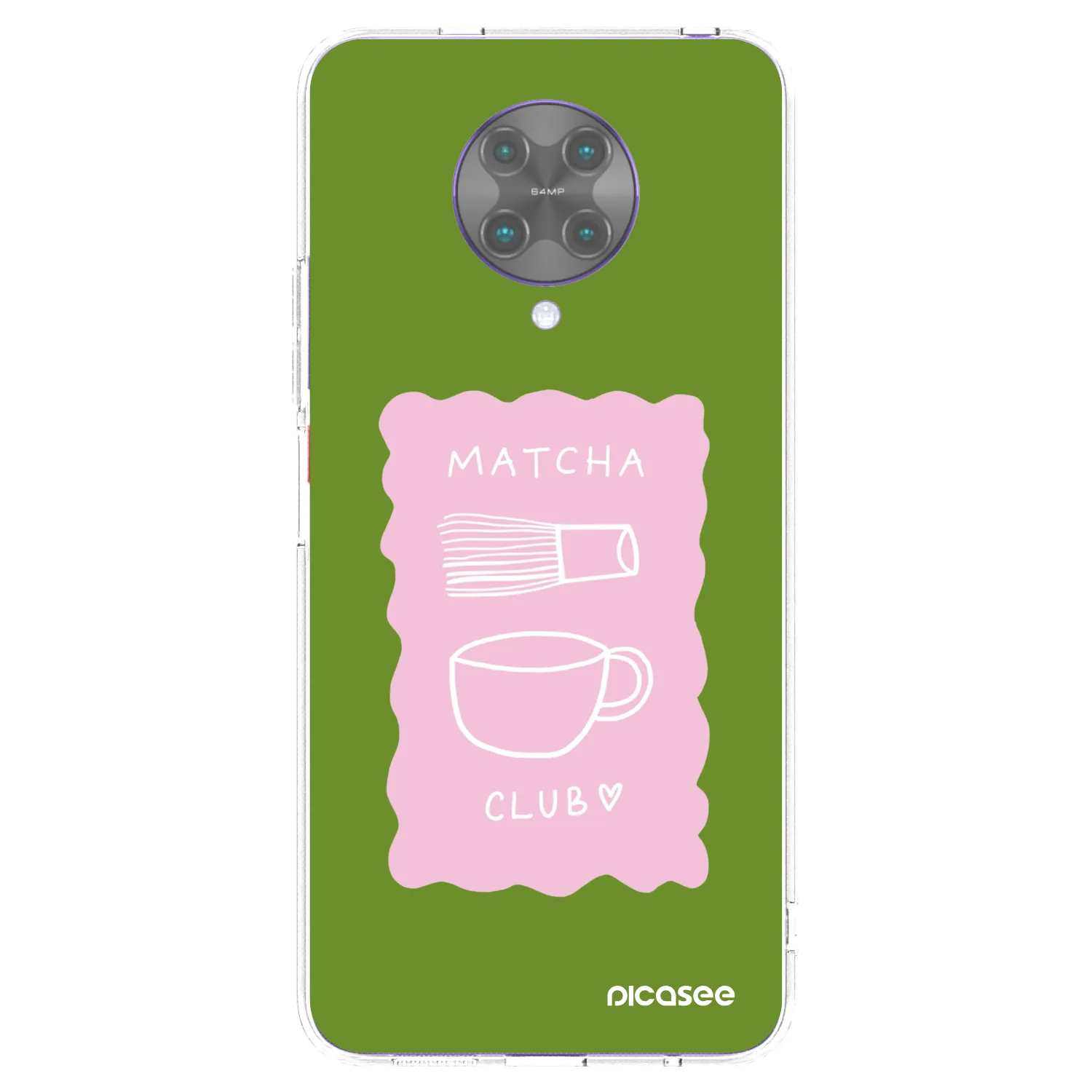 Picasee silikonový průhledný obal pro Xiaomi Poco F2 Pro - Matcha club