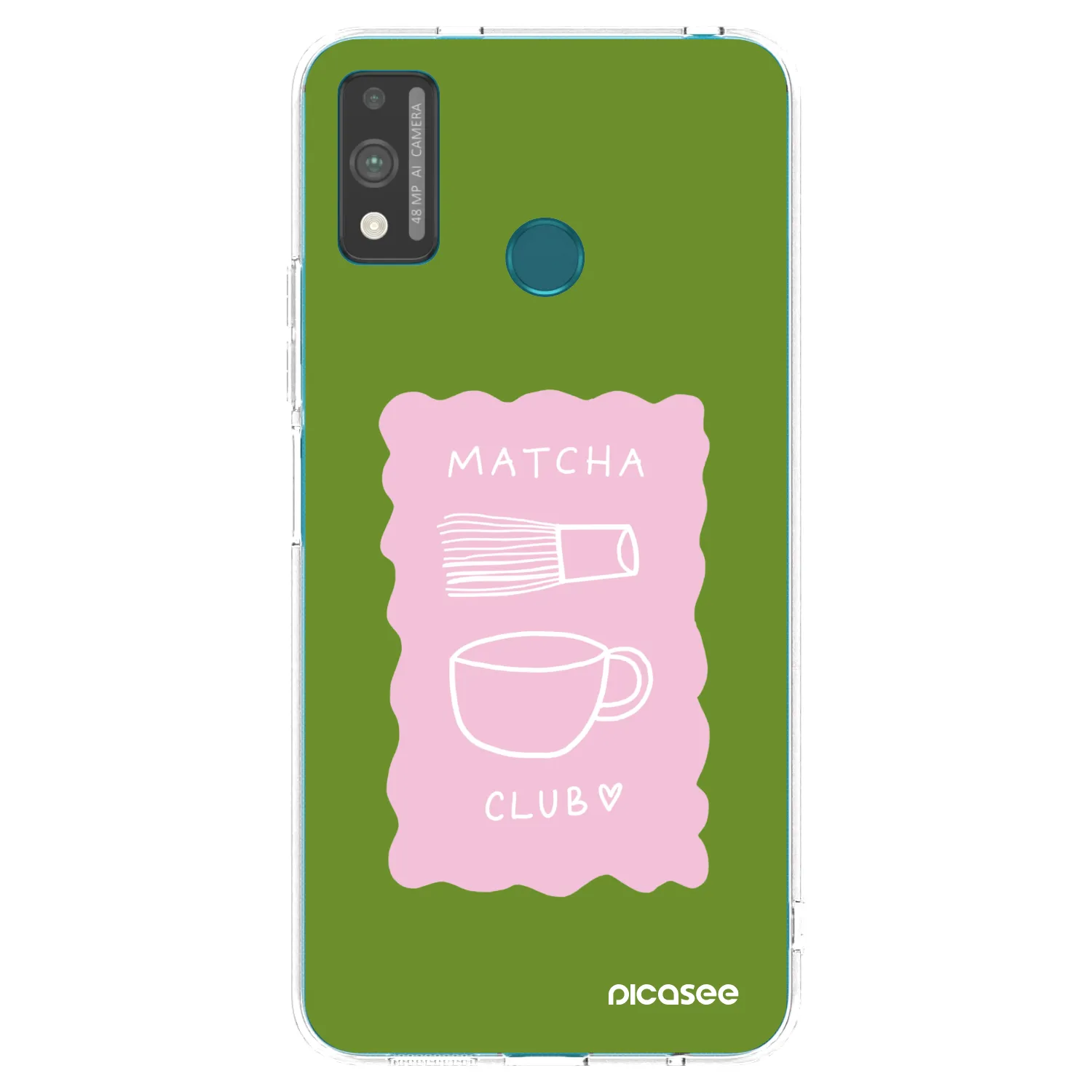 Picasee silikonový průhledný obal pro Honor 9X Lite - Matcha club