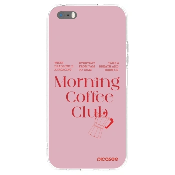 Picasee silikonový průhledný obal pro Apple iPhone 5/5S/SE - Morning