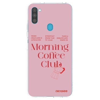 Picasee silikonový průhledný obal pro Samsung Galaxy M11 - Morning
