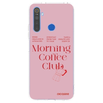 Picasee silikonový průhledný obal pro Realme 5 - Morning