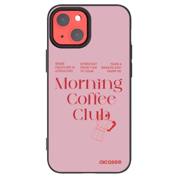 Picasee silikonový černý obal pro Apple iPhone 13 mini - Morning