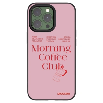 Picasee silikonový černý obal pro Apple iPhone 13 Pro - Morning