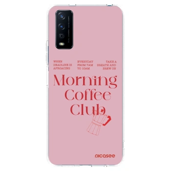 Picasee silikonový průhledný obal pro Vivo Y11s - Morning